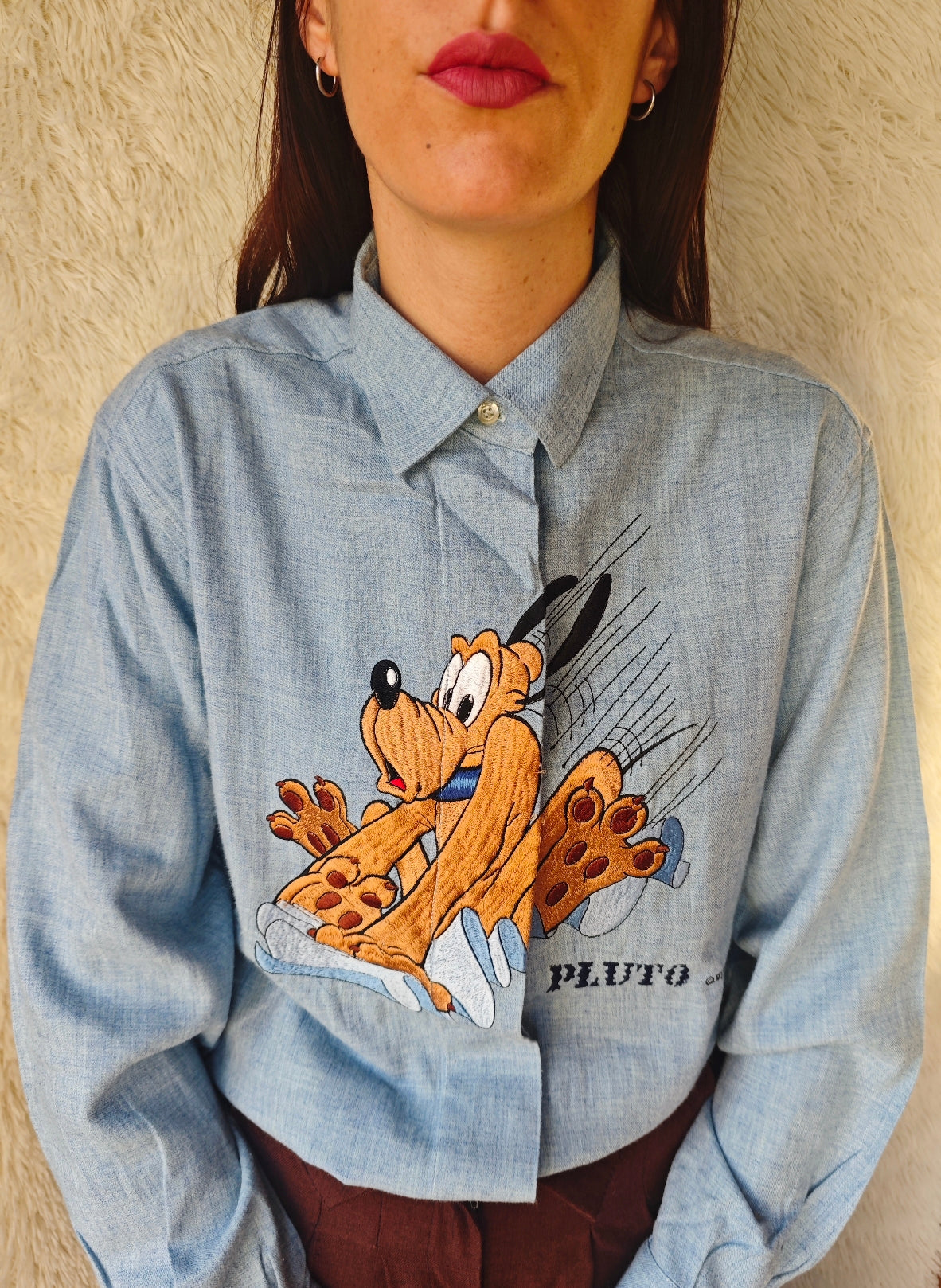 Camicia Pluto misto lana