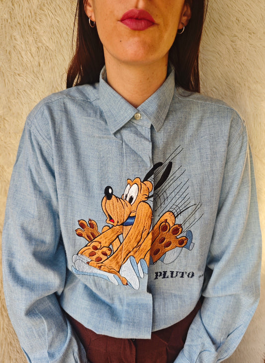 Camicia Pluto misto lana