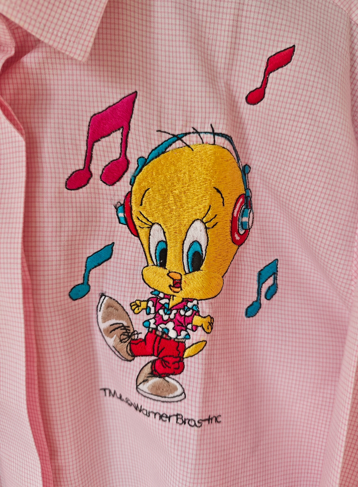 Camicia Titti e Silvestro hawaiani