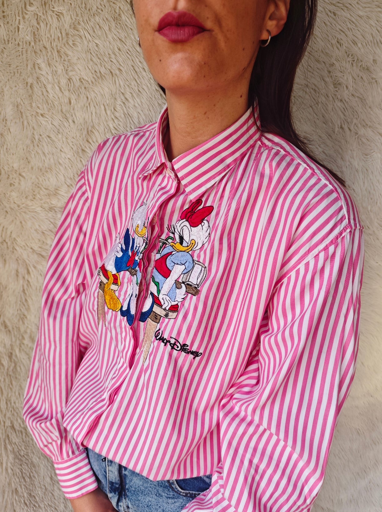 Camicia paperino e paperina panchina