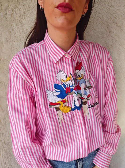 Camicia paperino e paperina panchina