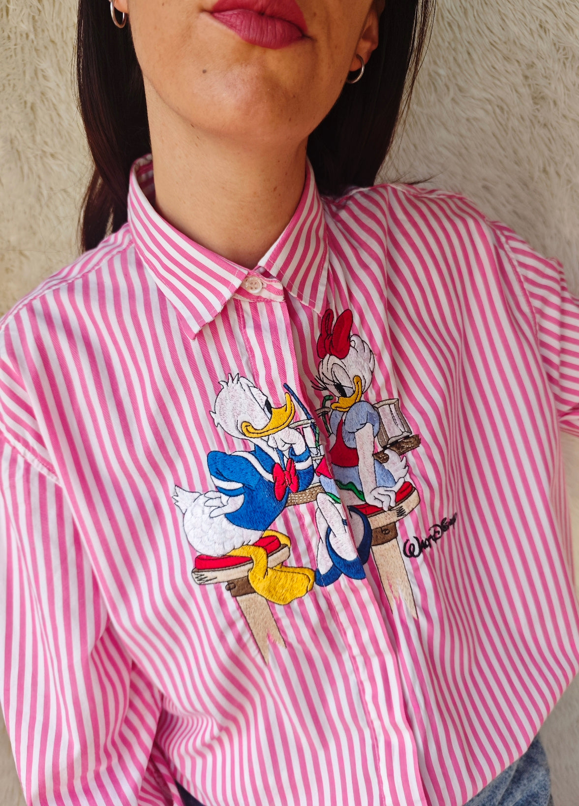 Camicia paperino e paperina panchina