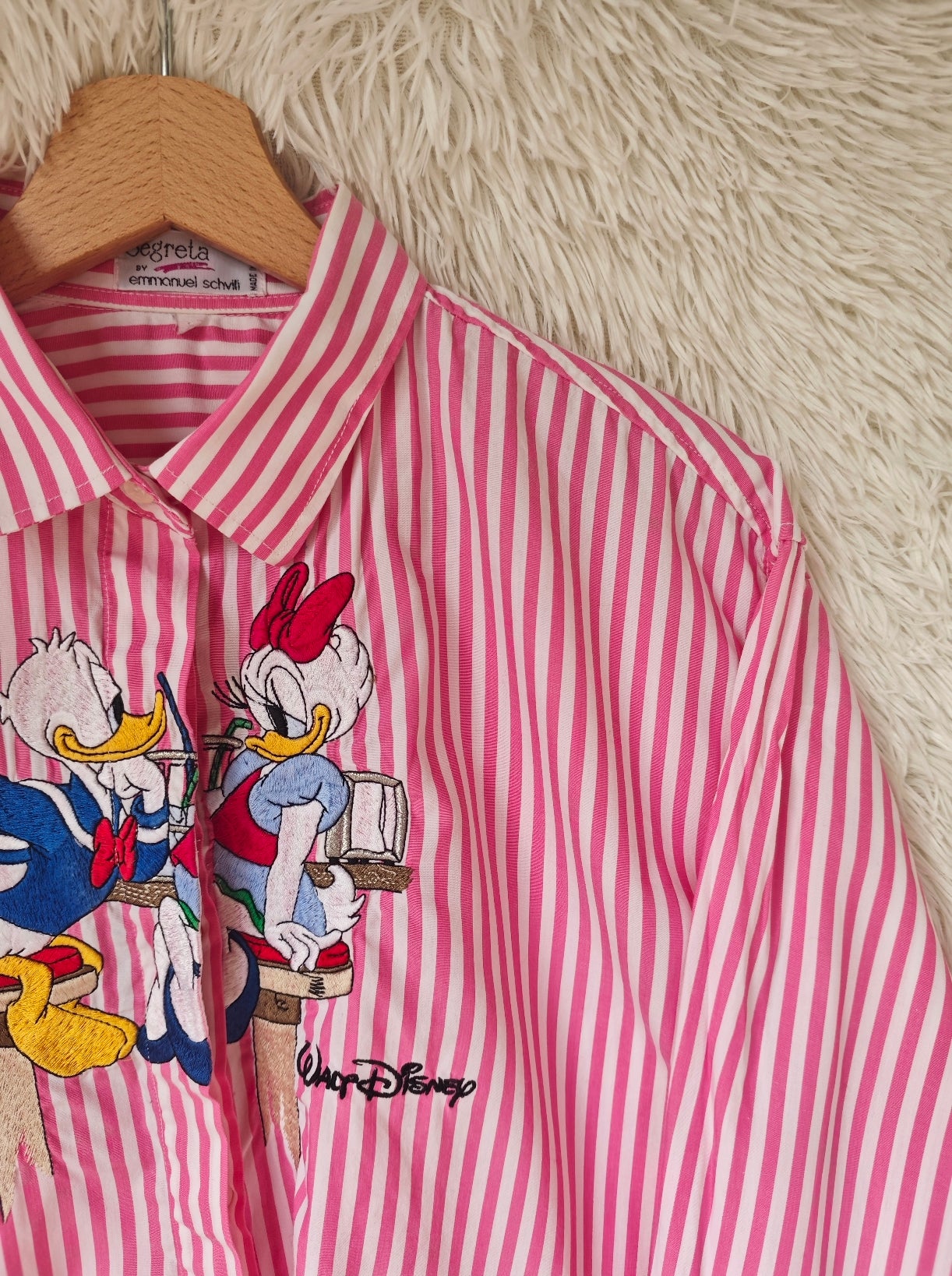 Camicia paperino e paperina panchina