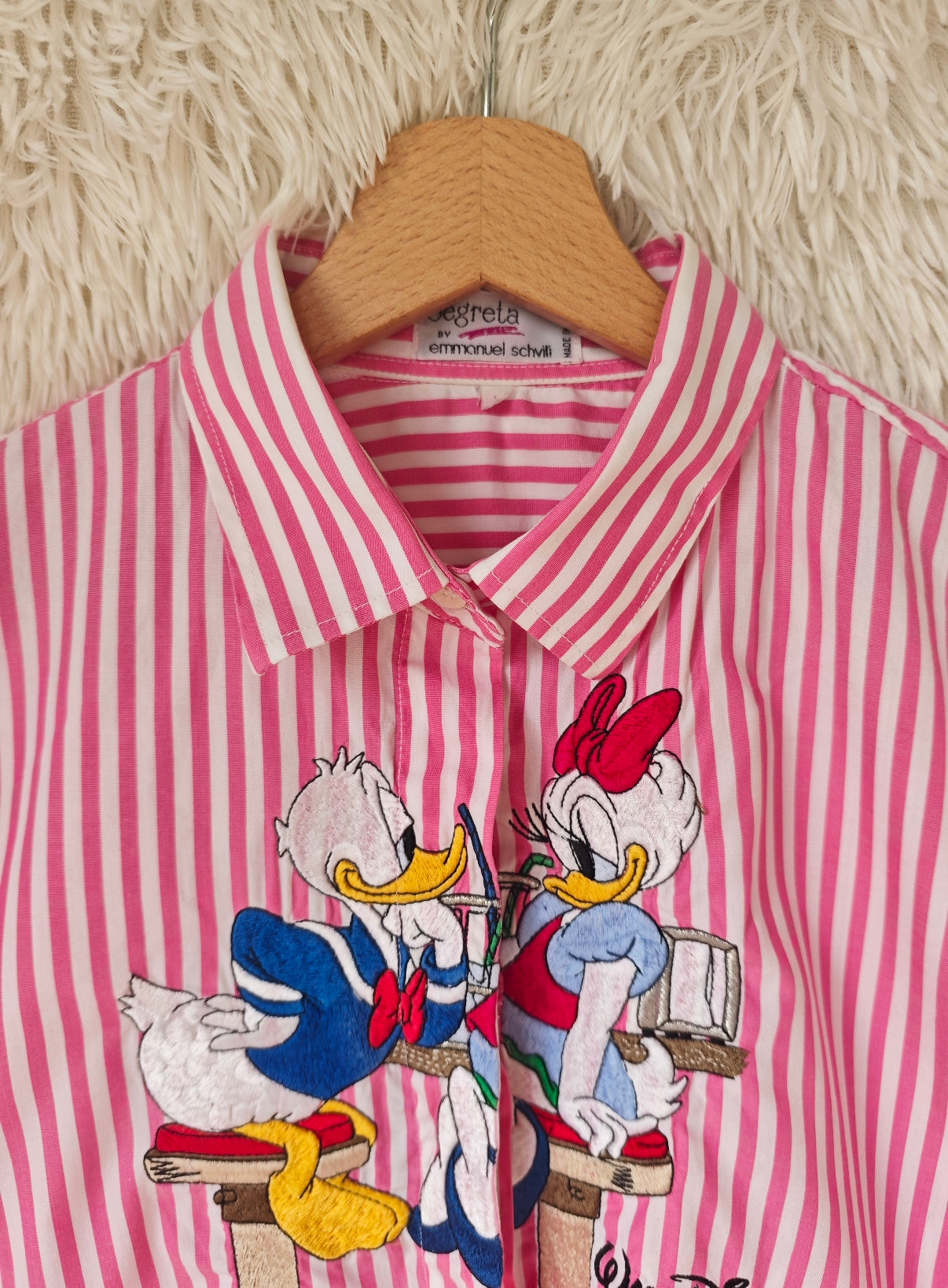 Camicia paperino e paperina panchina