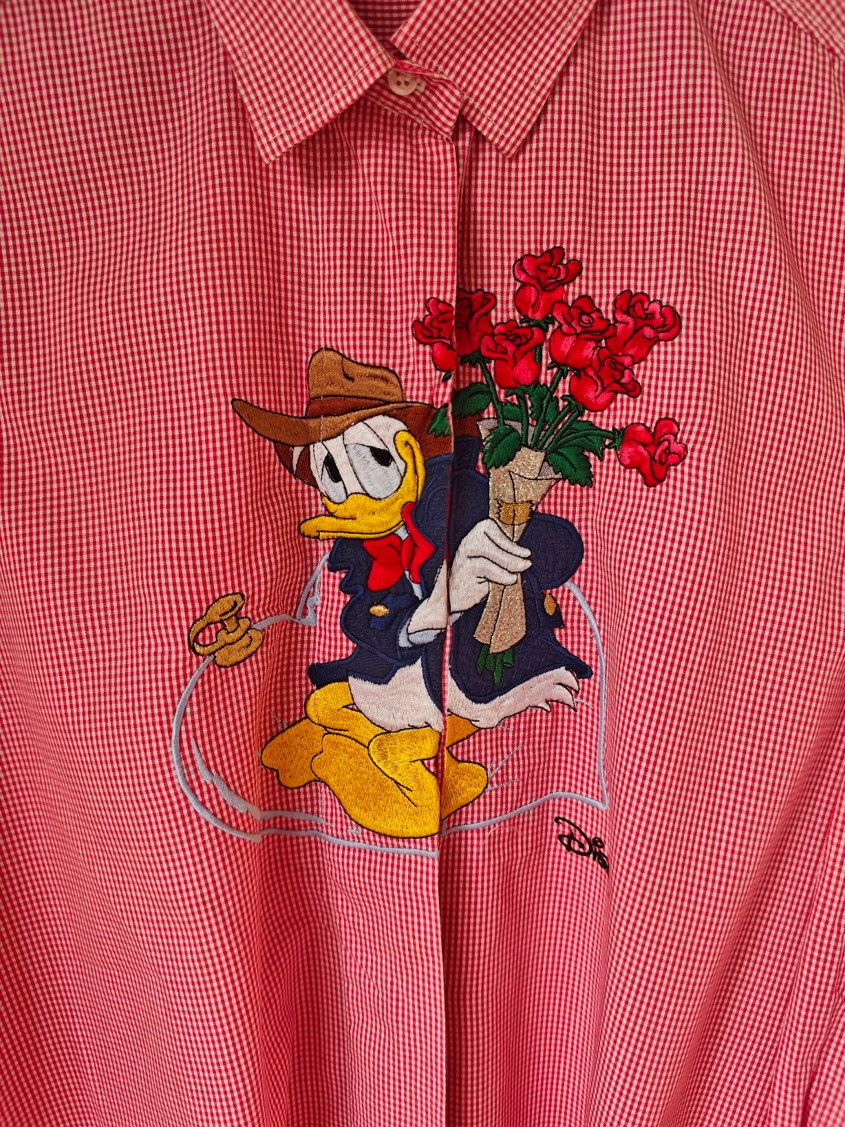 Camicia Paperino con Mazzo di Rose