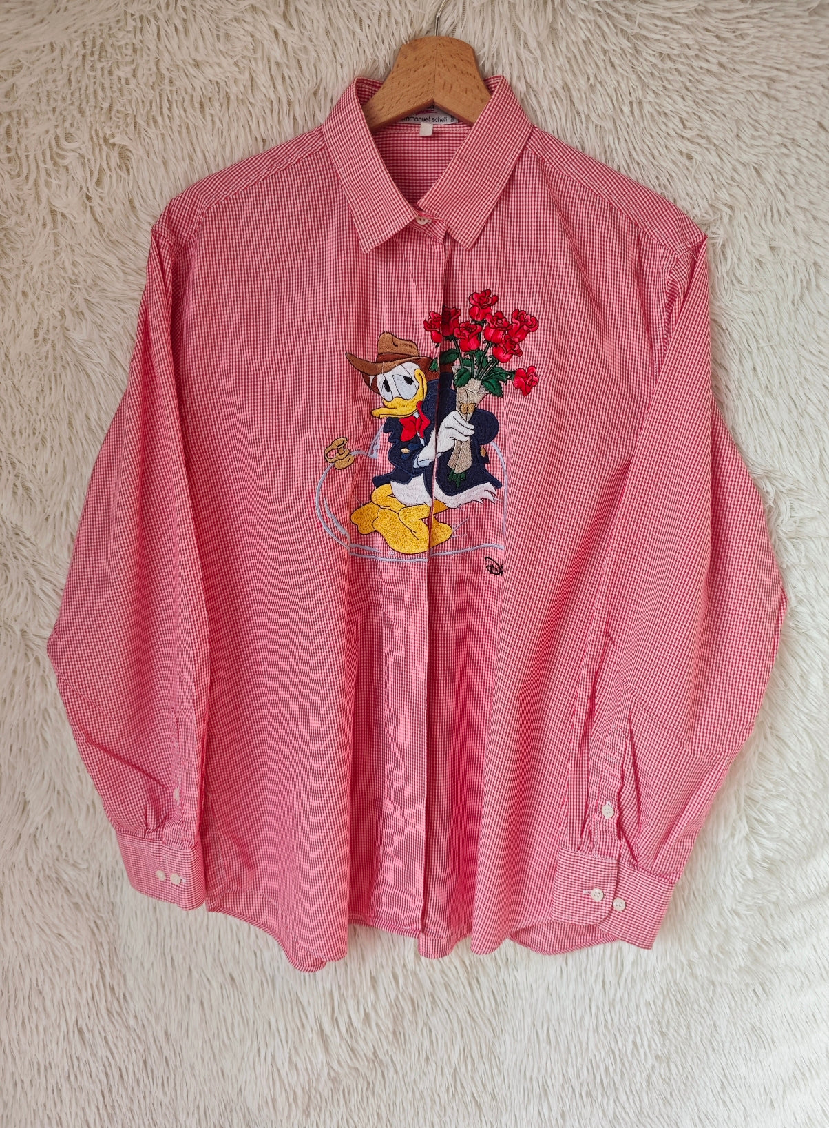 Camicia Paperino con Mazzo di Rose