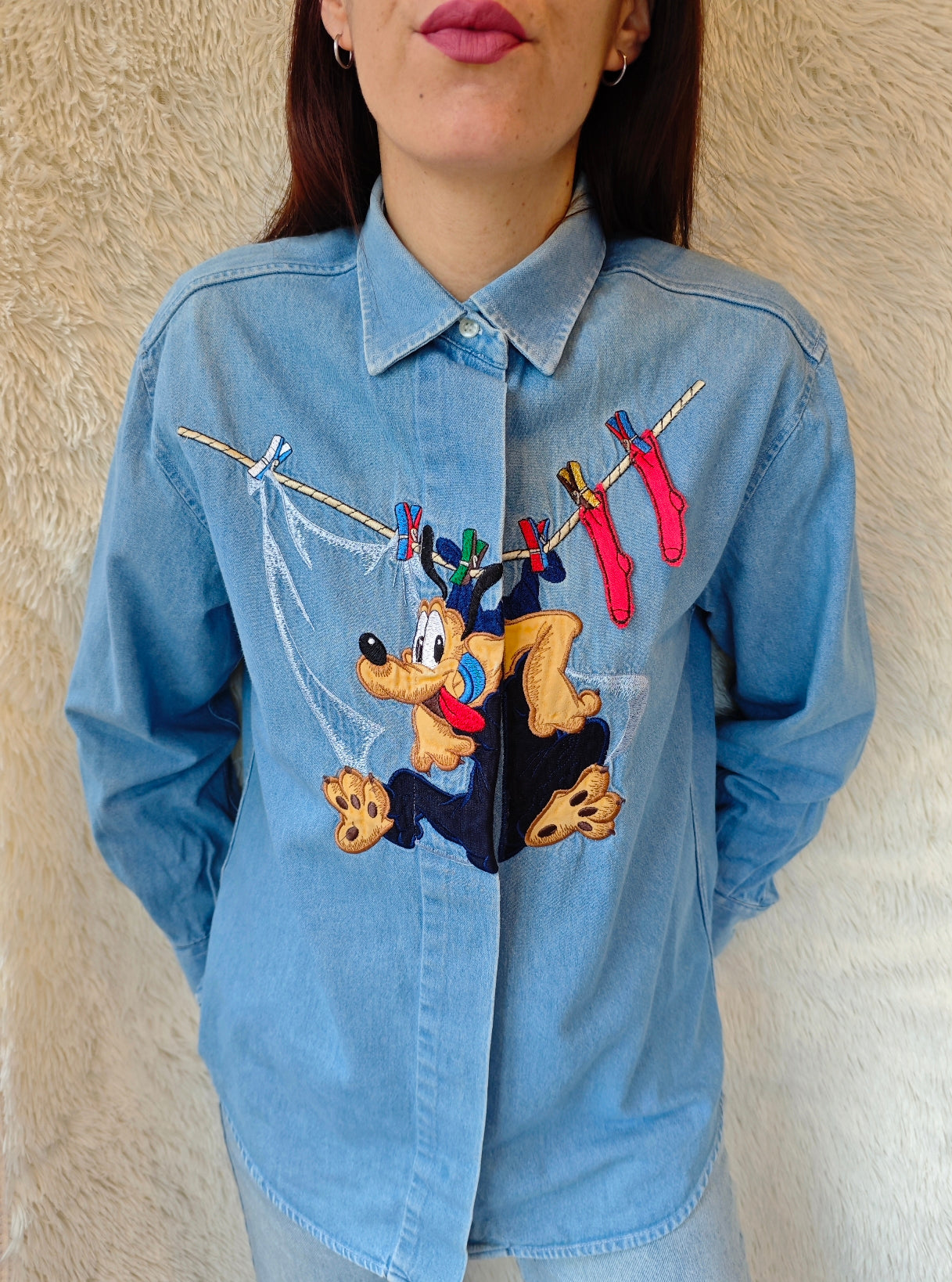 Camicia Pluto mollette denim