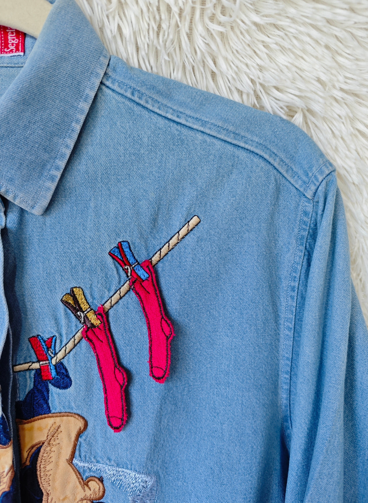 Camicia Pluto mollette denim