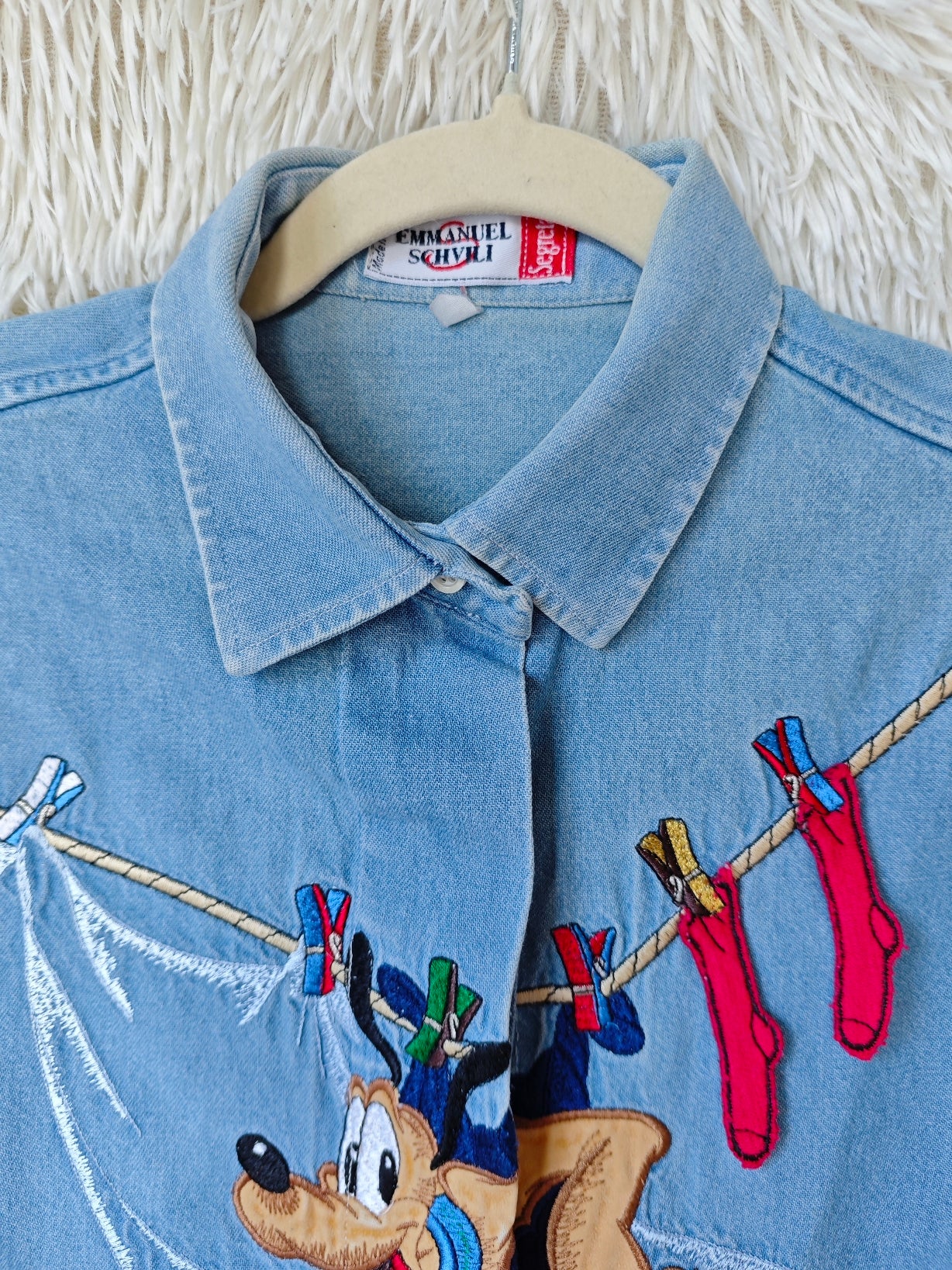 Camicia Pluto mollette denim