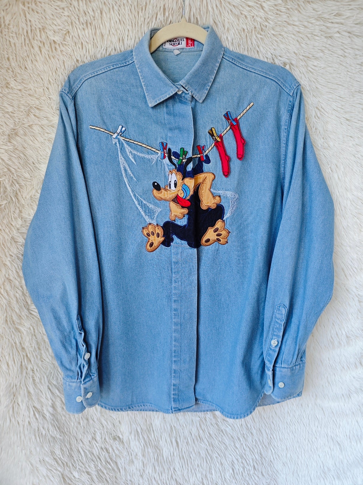 Camicia Pluto mollette denim