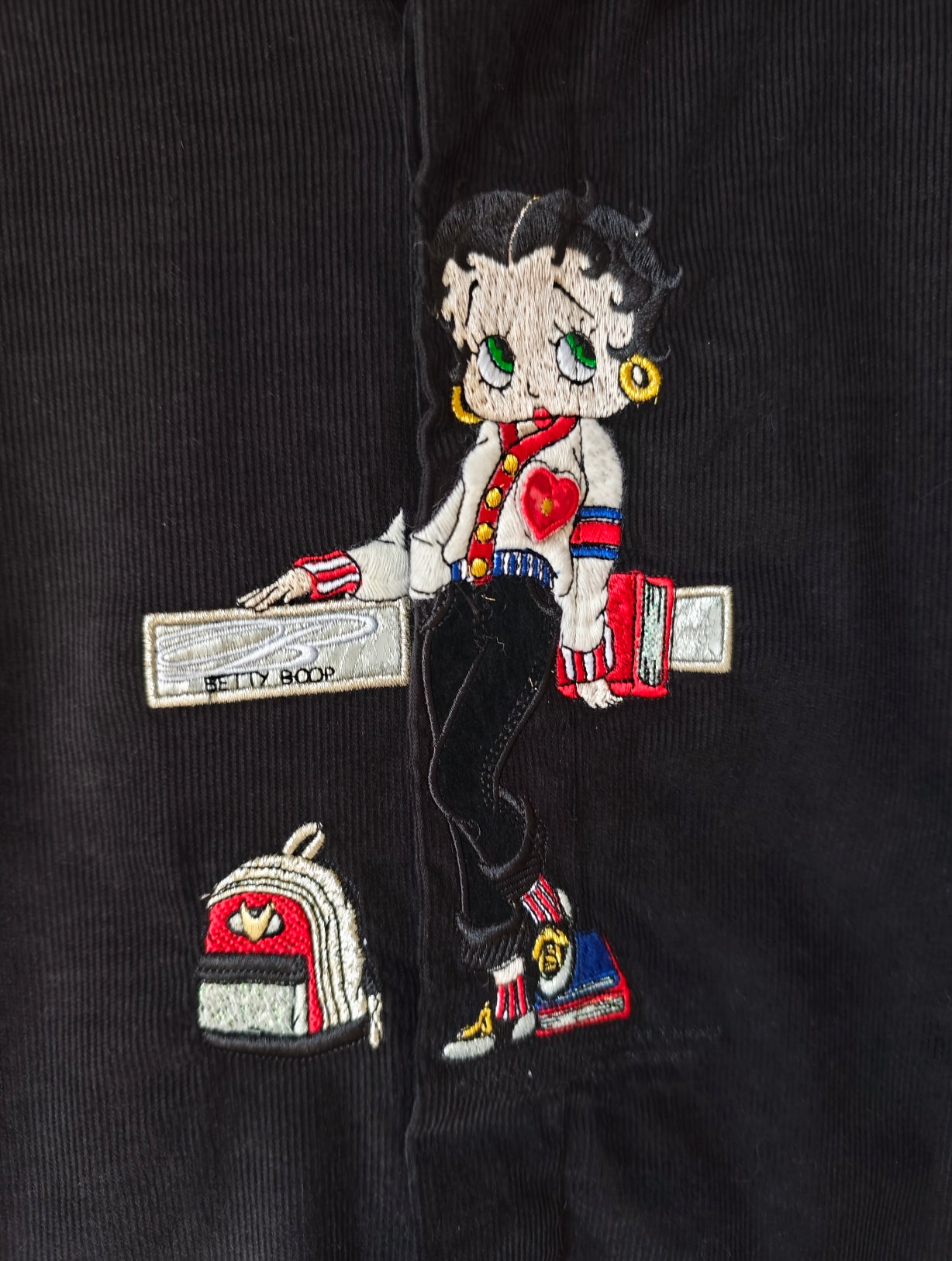 Camicia Betty boop velluto