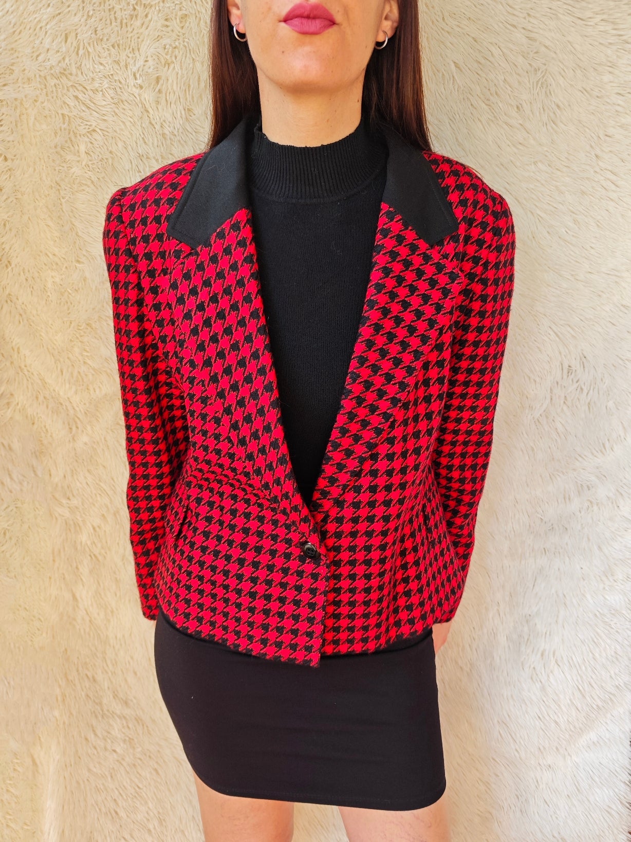 Blazer pied de poule Fiorella Rubino