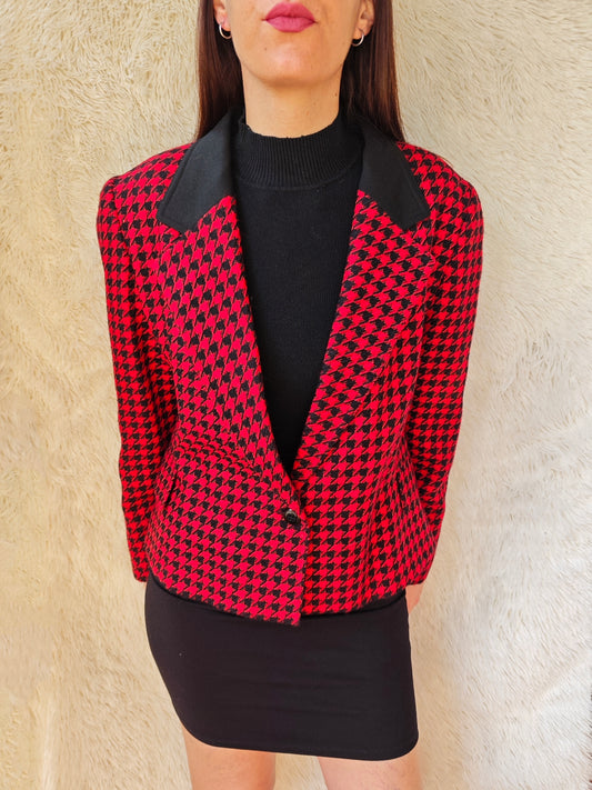 Blazer pied de poule Fiorella Rubino