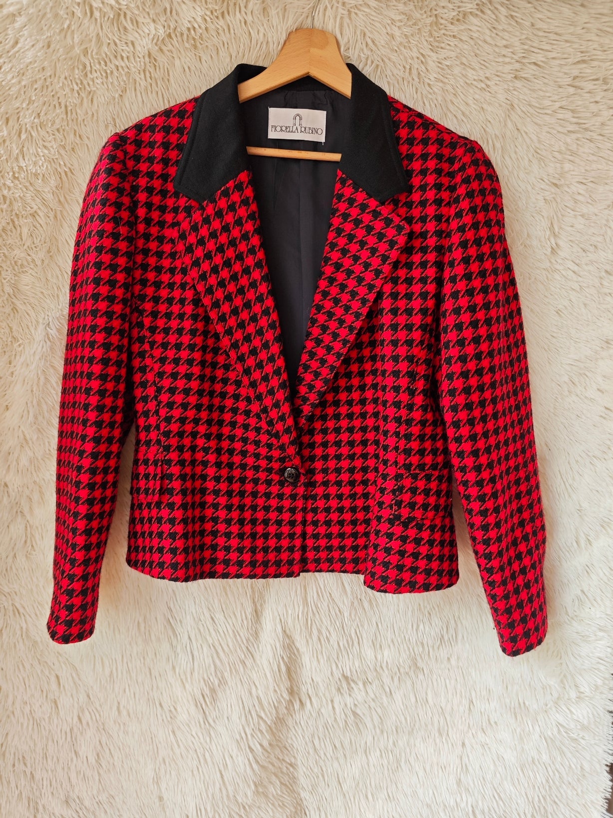 Blazer pied de poule Fiorella Rubino