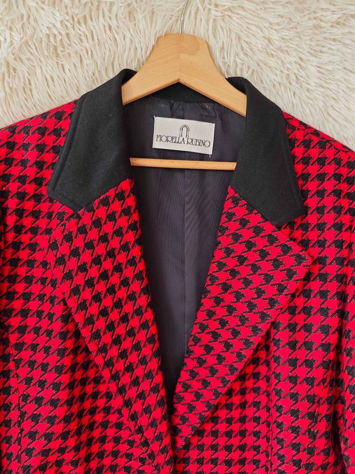 Blazer pied de poule Fiorella Rubino