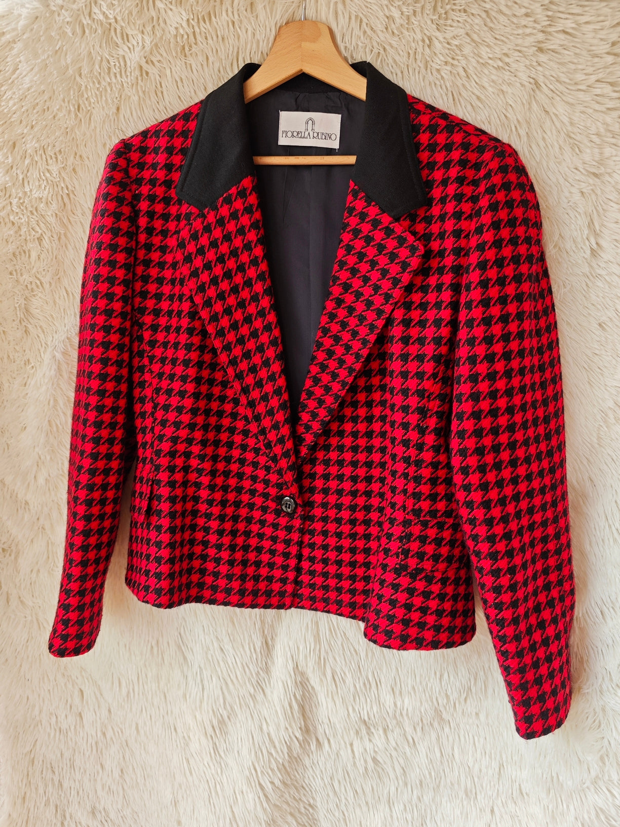 Blazer pied de poule Fiorella Rubino