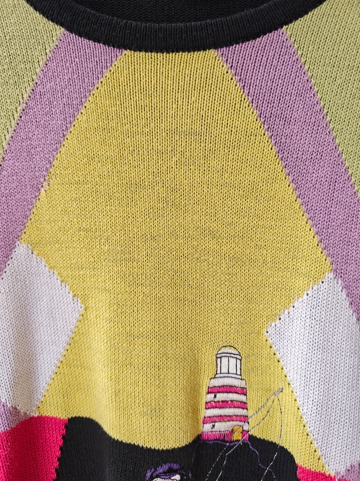 Pull Color Block Geometrico