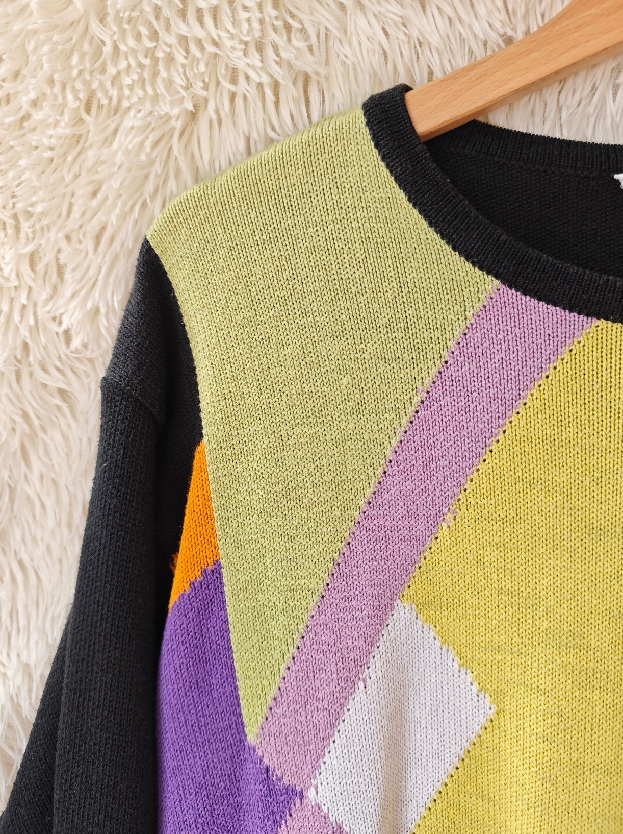 Pull Color Block Geometrico