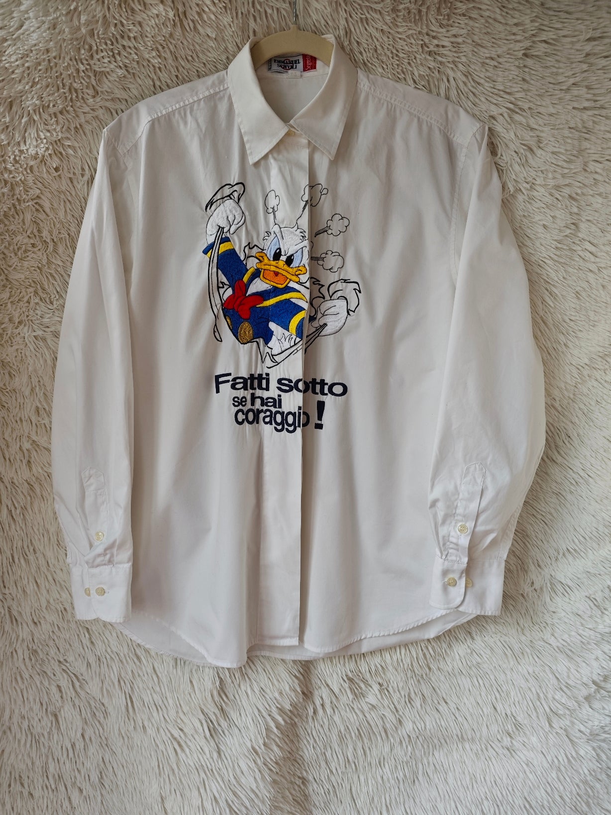 Camicia paperino "fatti sotto"