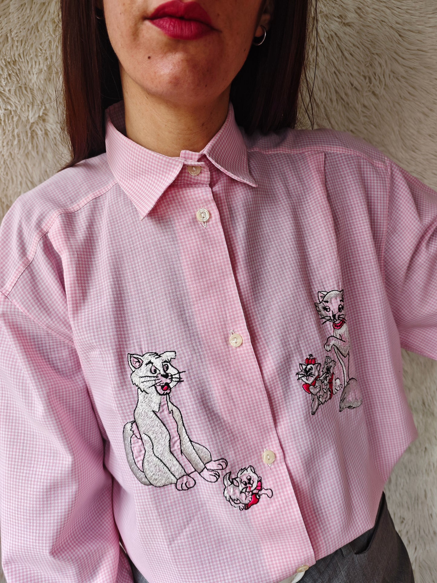 Camicia cartoon vichy