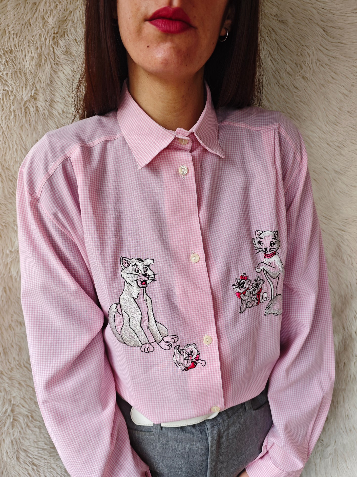 Camicia cartoon vichy