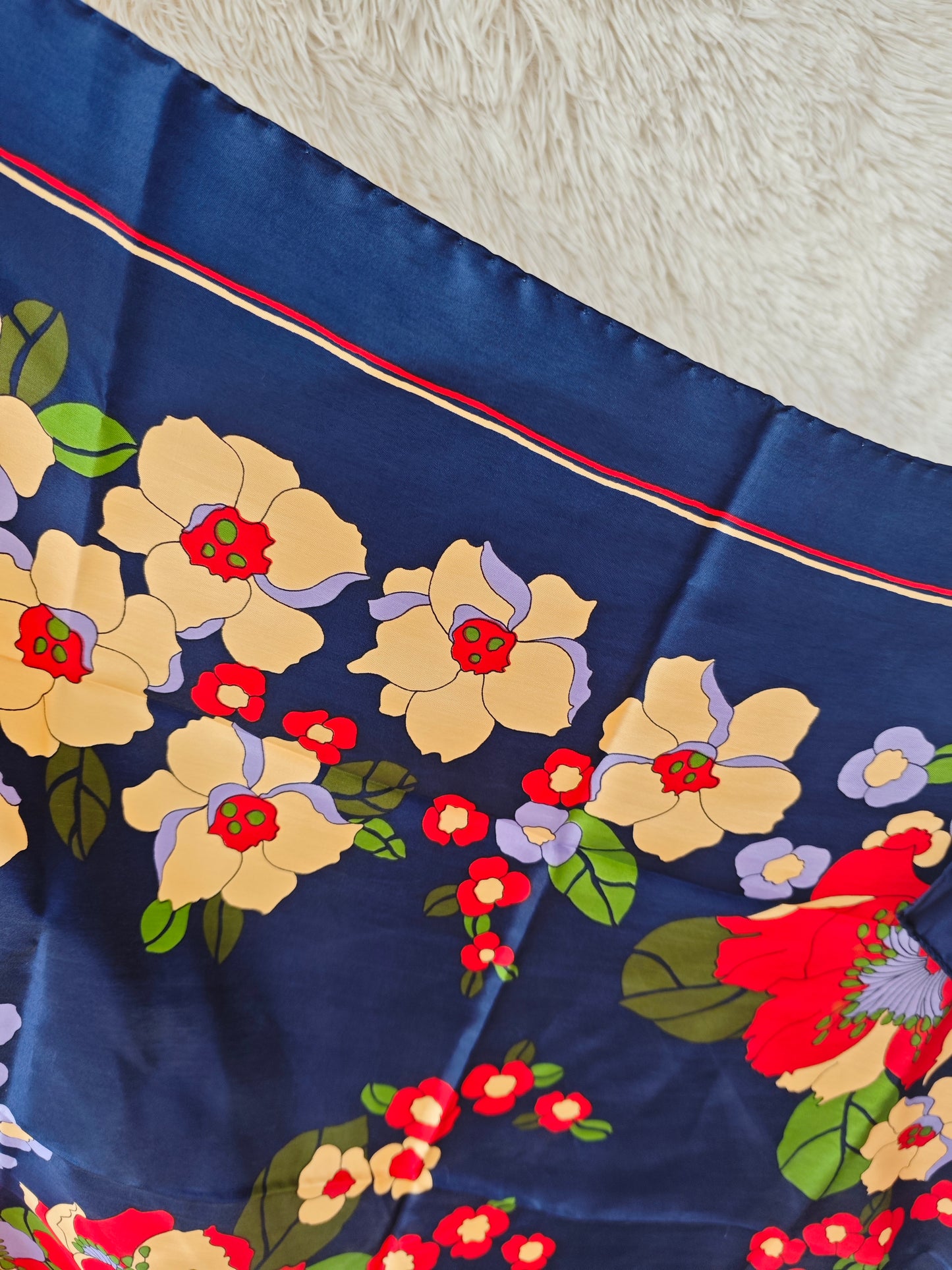 Foulard floreale Pierre Cartier