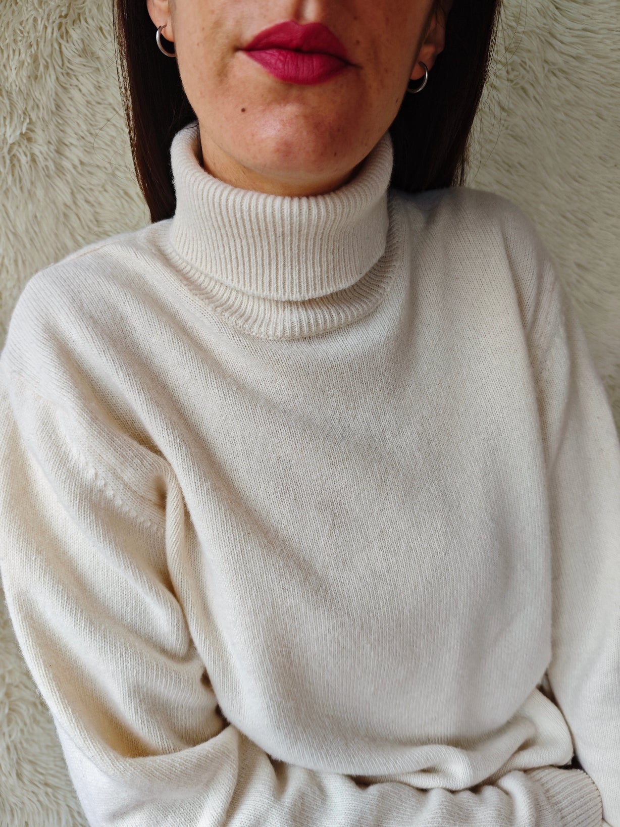 Pull dolcevita panna