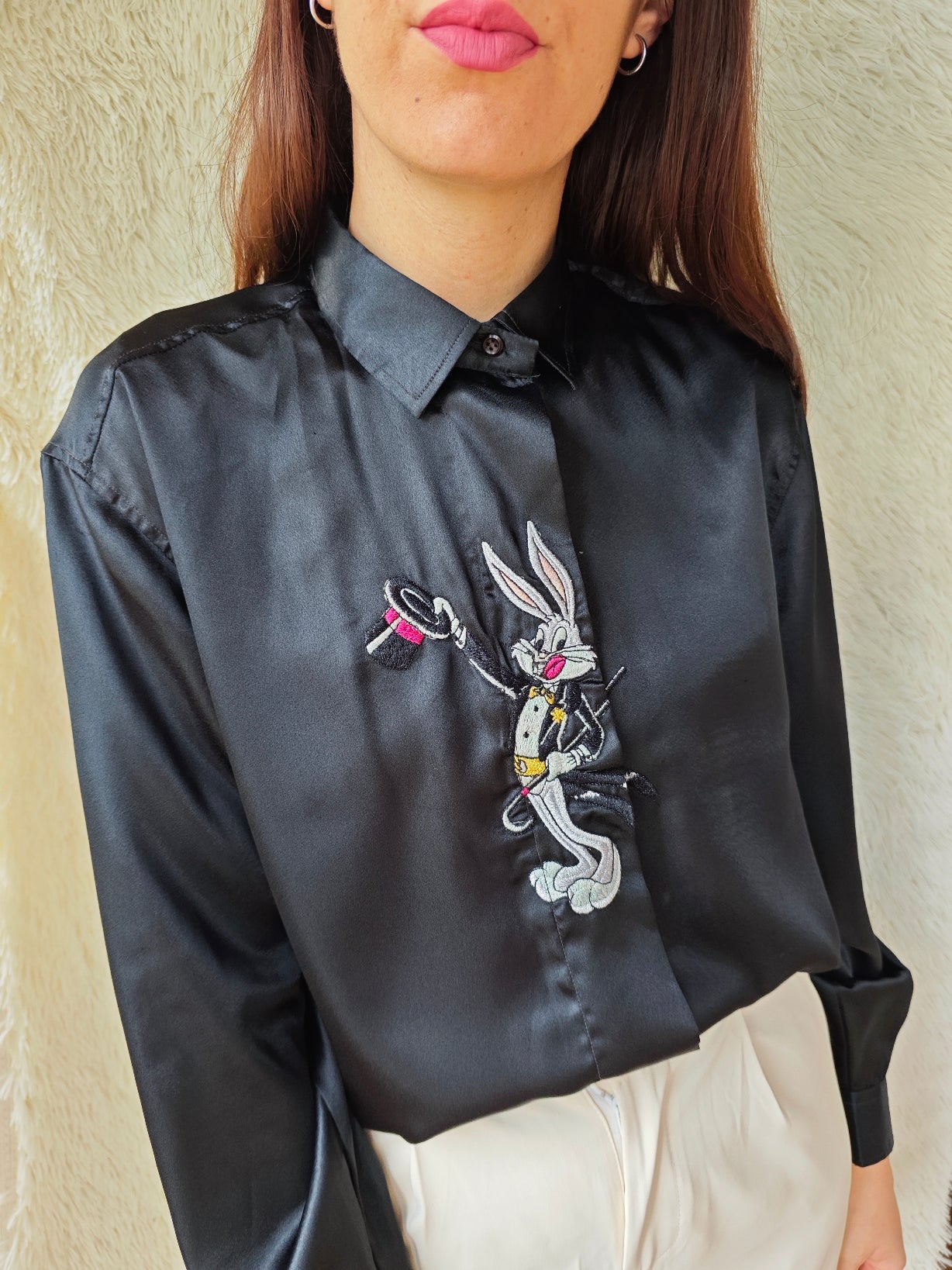 Camicia satinata bugs bunny