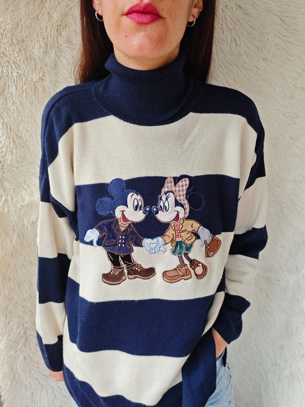 Pull topolino e topolina a righe
