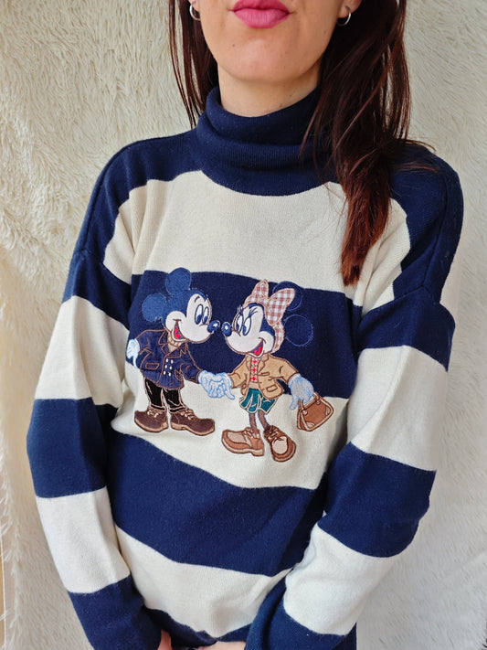 Pull topolino e topolina a righe
