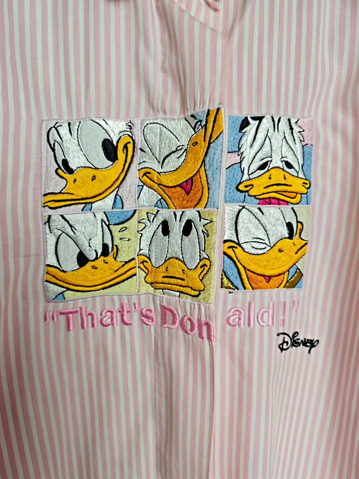 Camicia a righe "That's Donald!"