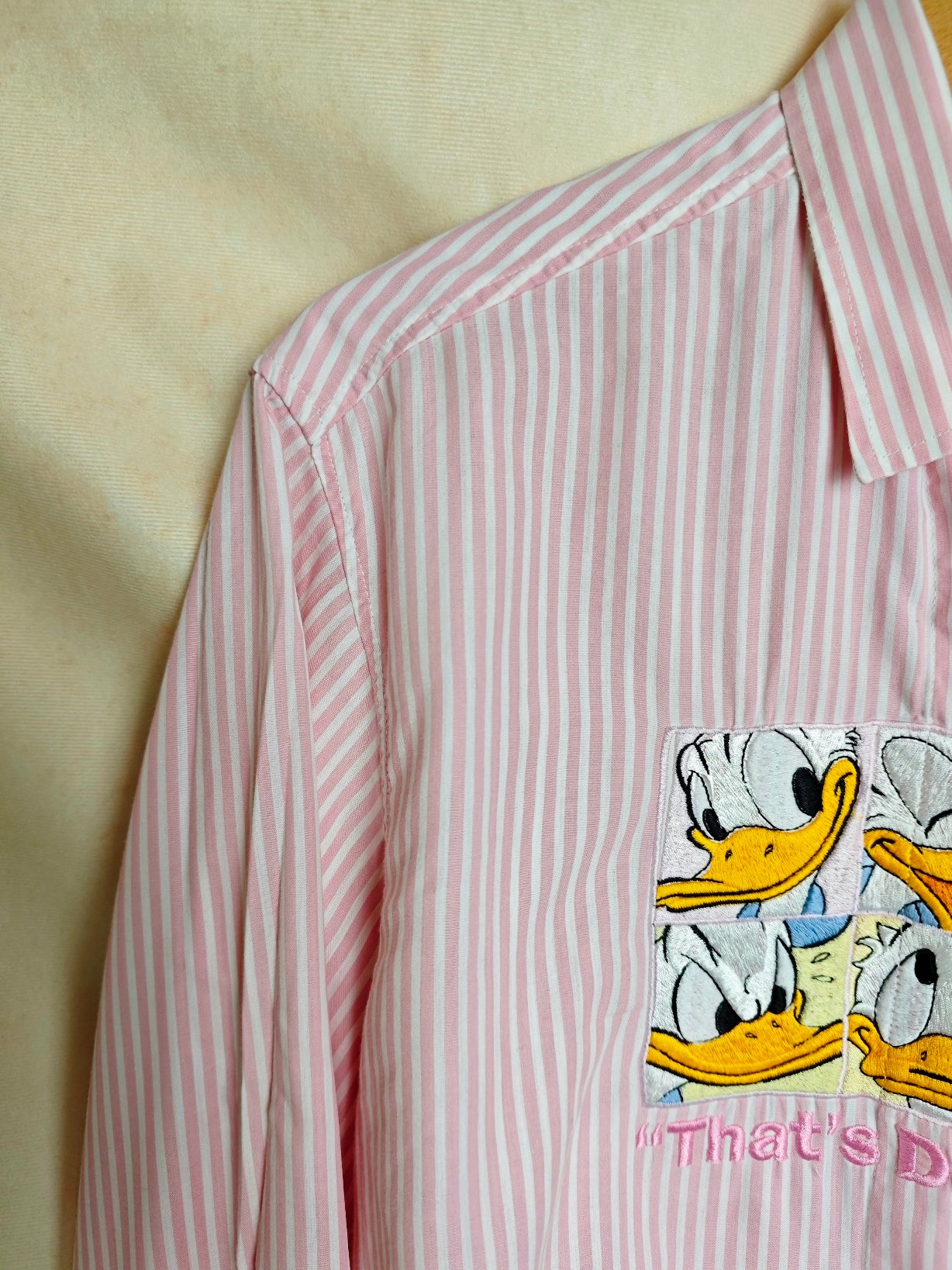 Camicia a righe "That's Donald!"