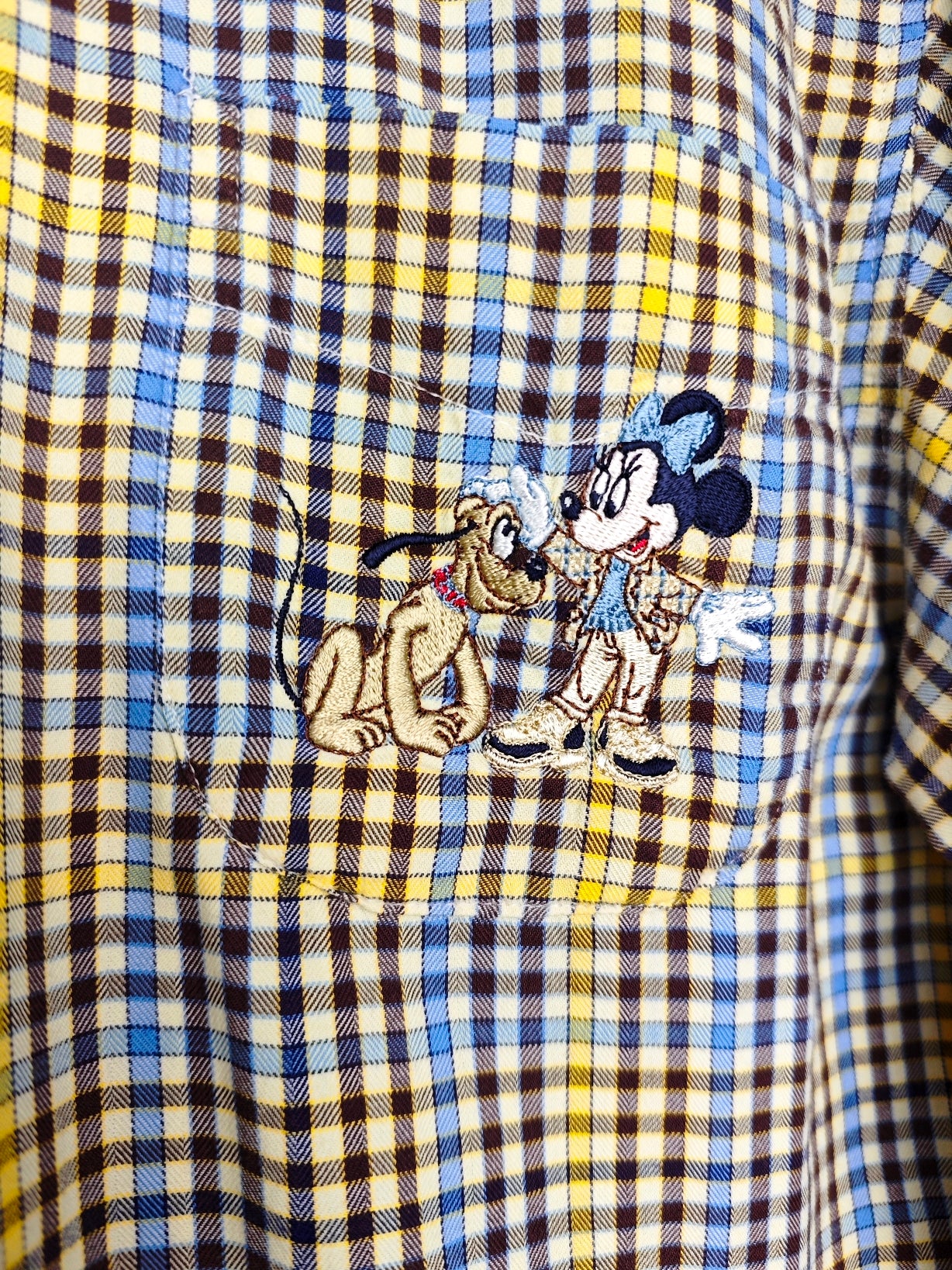 Camicia Vichy Minnie e pluto