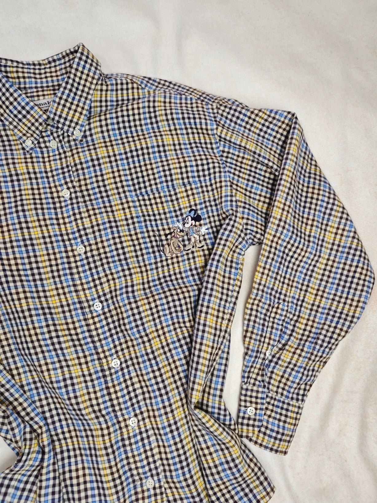 Camicia Vichy Minnie e pluto