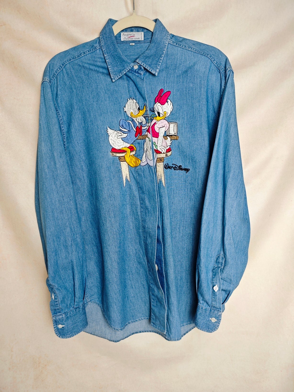 Camicia paperino e paperina denim