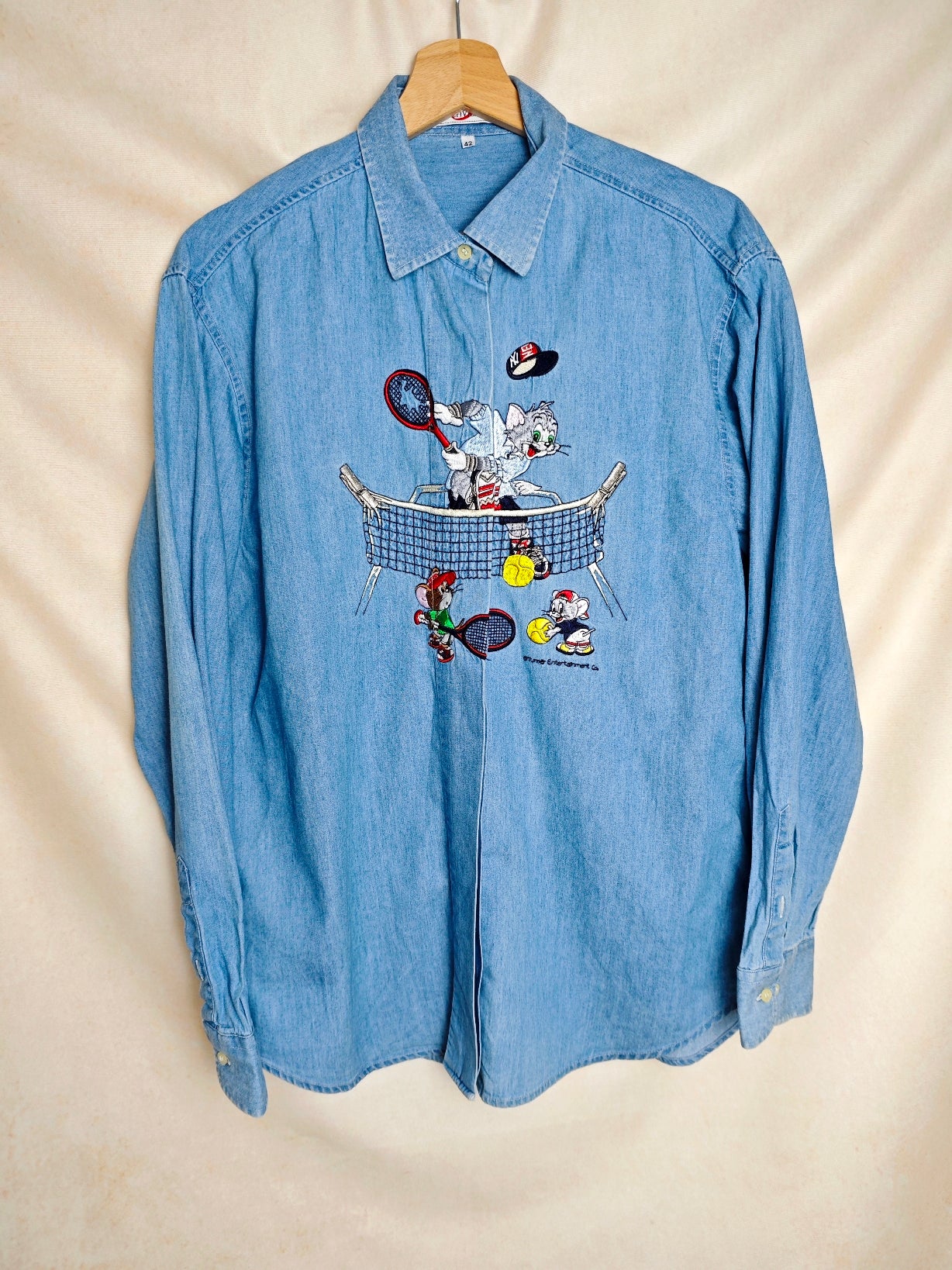 Camicia Tom & Jerry tennis denim