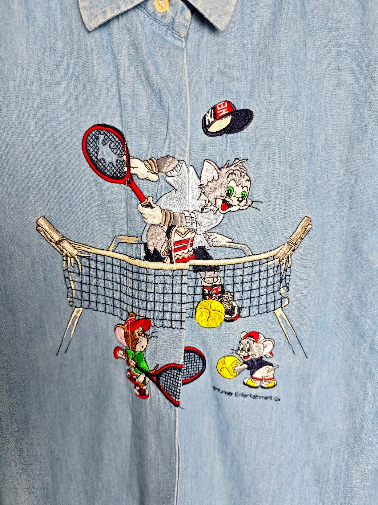 Camicia Tom & Jerry tennis denim
