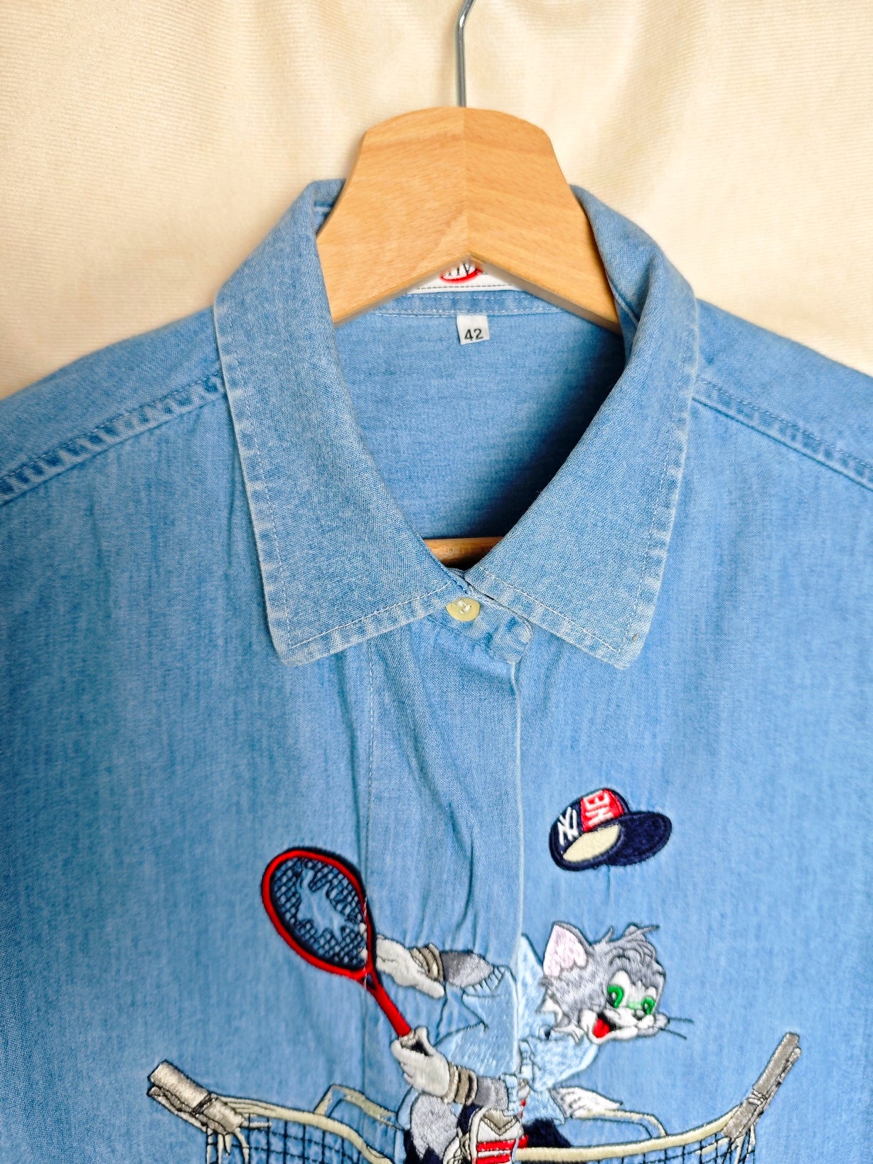 Camicia Tom & Jerry tennis denim