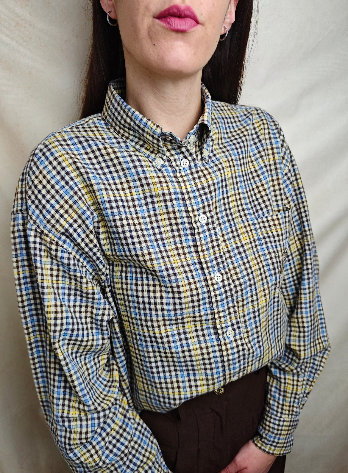 Camicia Vichy Minnie e pluto