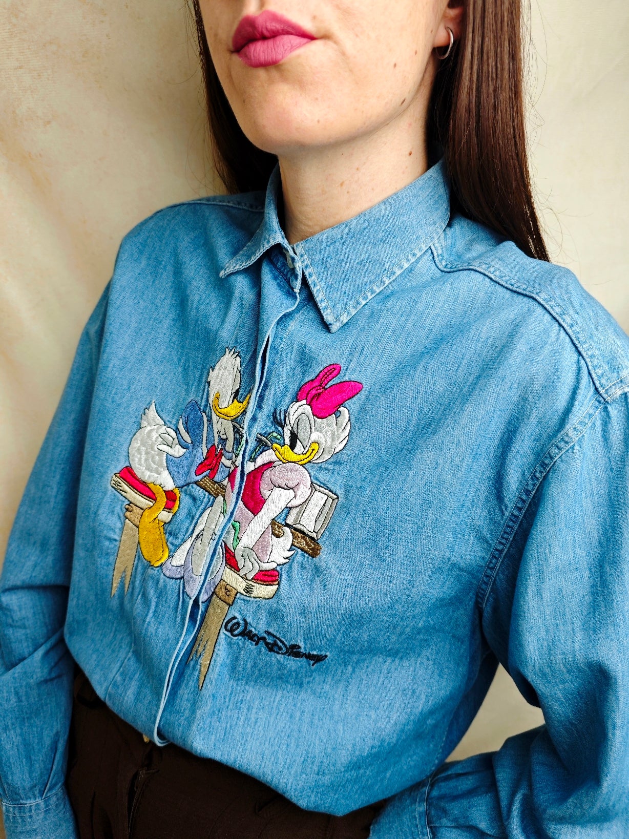 Camicia paperino e paperina denim