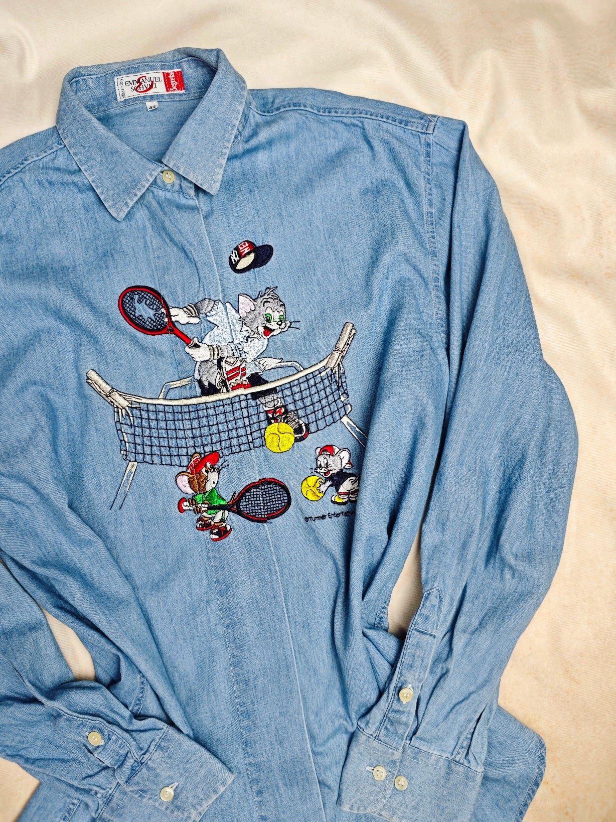 Camicia Tom & Jerry tennis denim