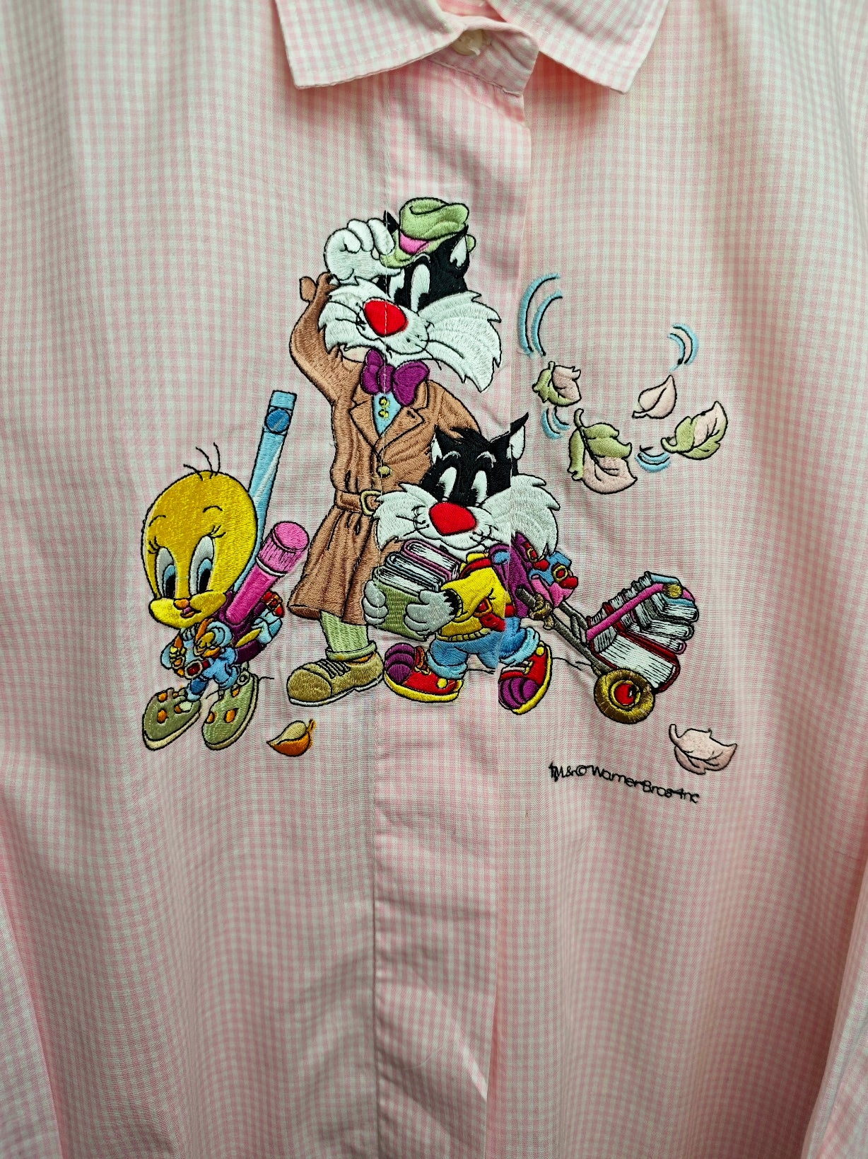 Camicia Titti e Silvestro Back to school