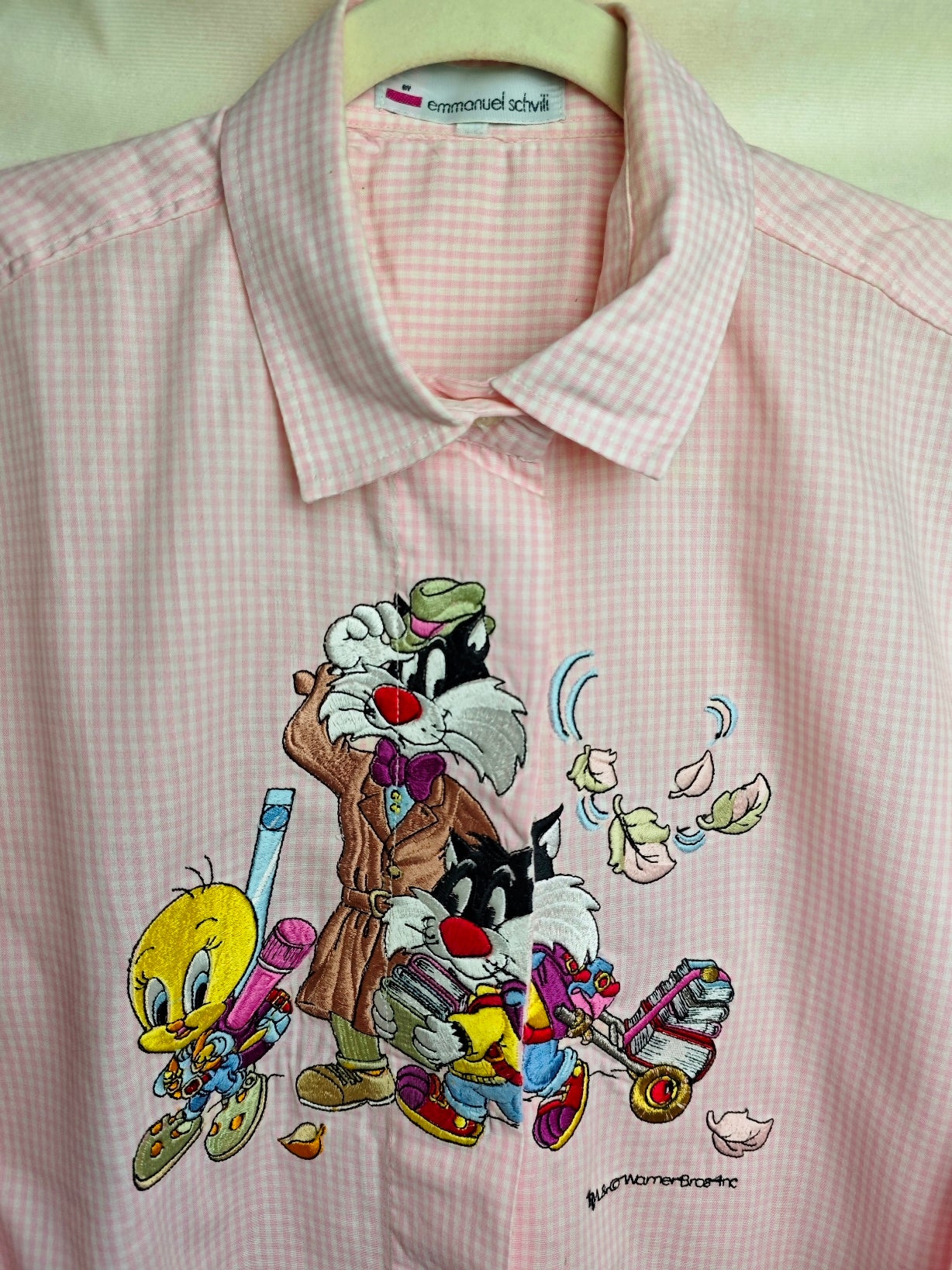 Camicia Titti e Silvestro Back to school