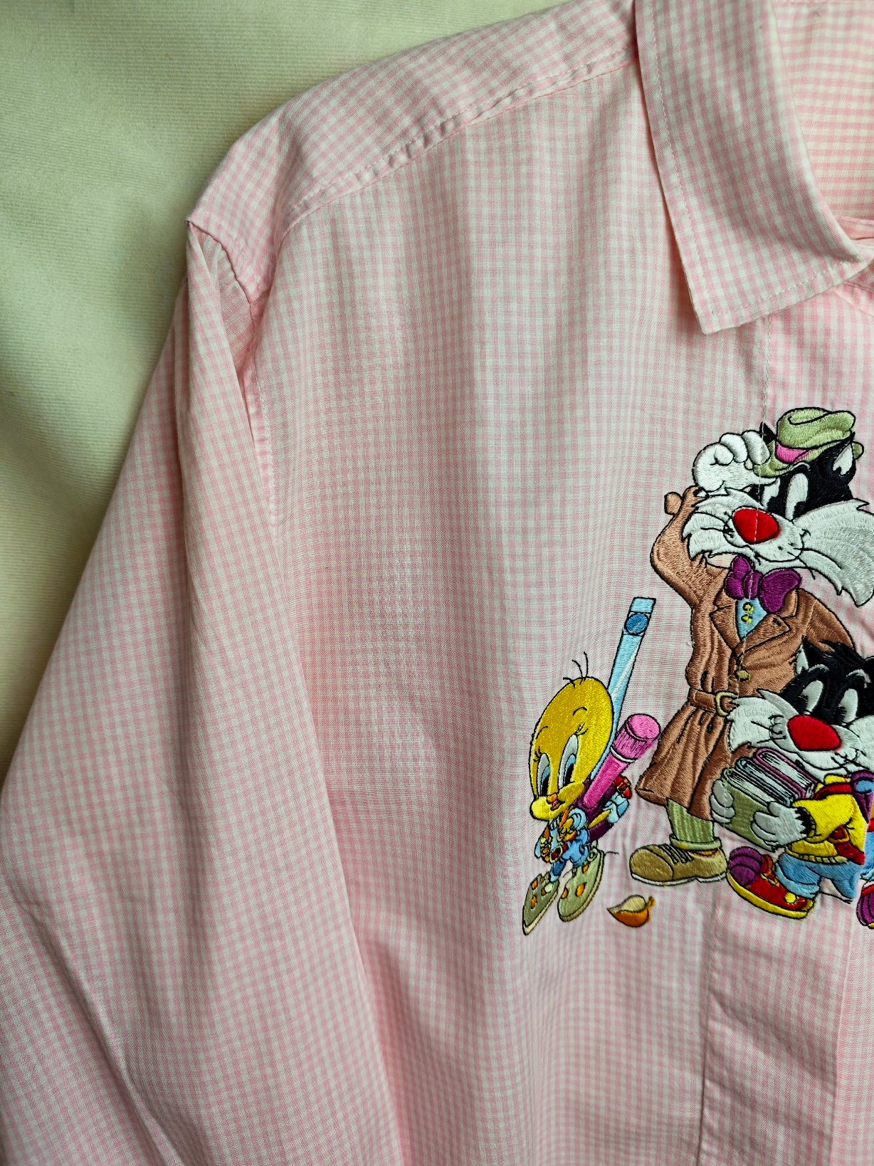 Camicia Titti e Silvestro Back to school