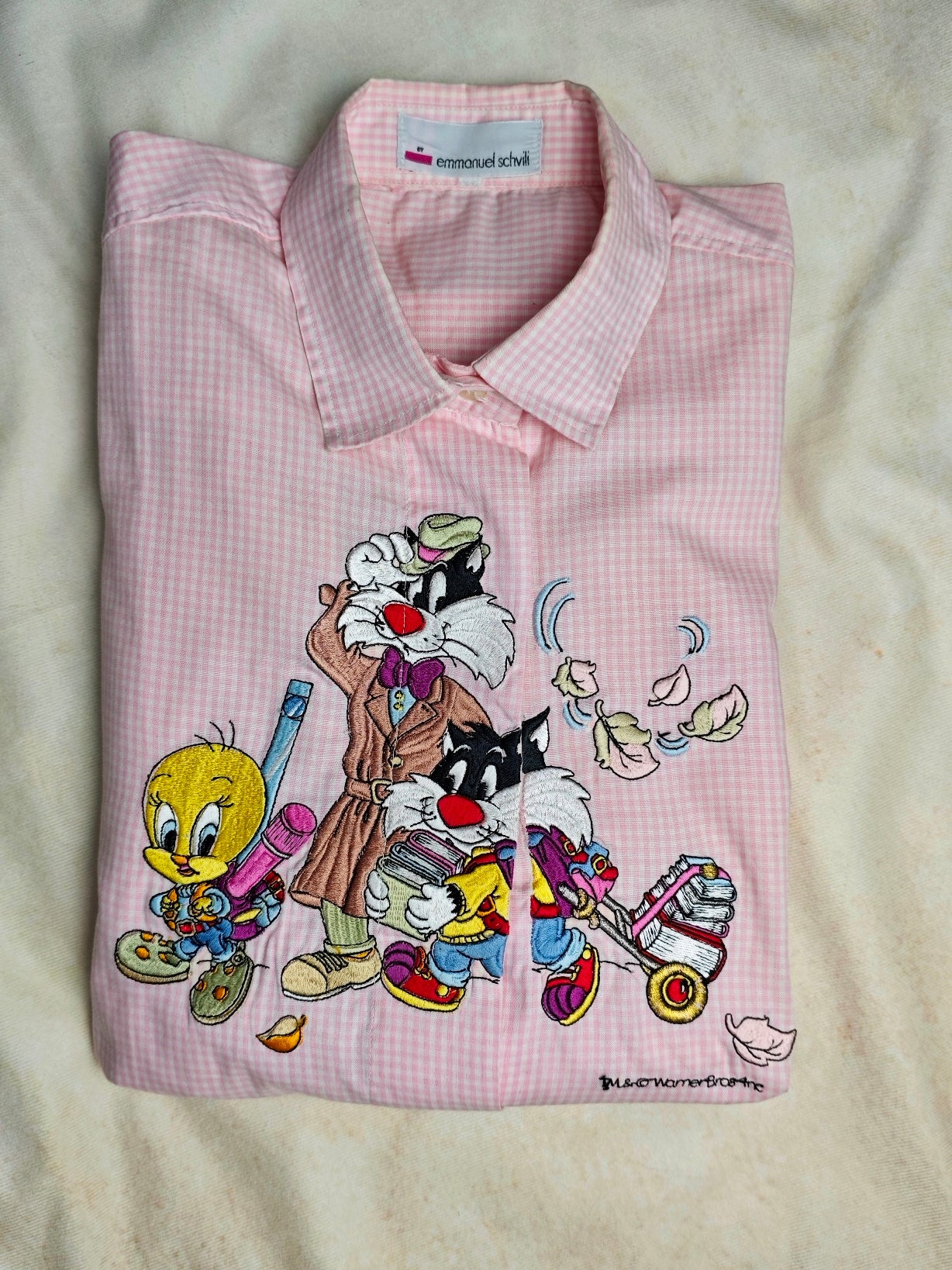 Camicia Titti e Silvestro Back to school