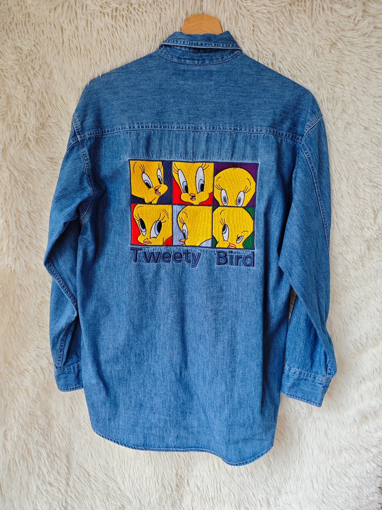 Camicia Jeans Titti Retro