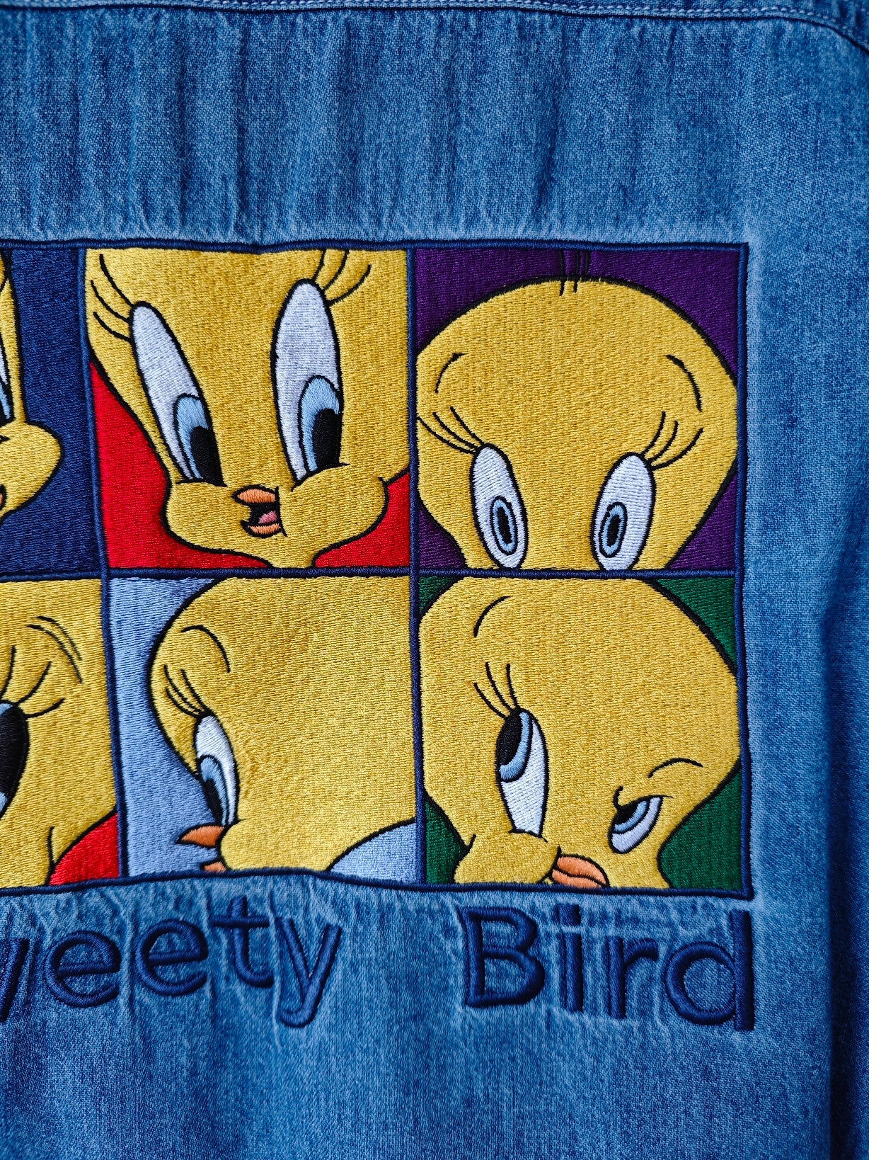 Camicia Jeans Titti Retro