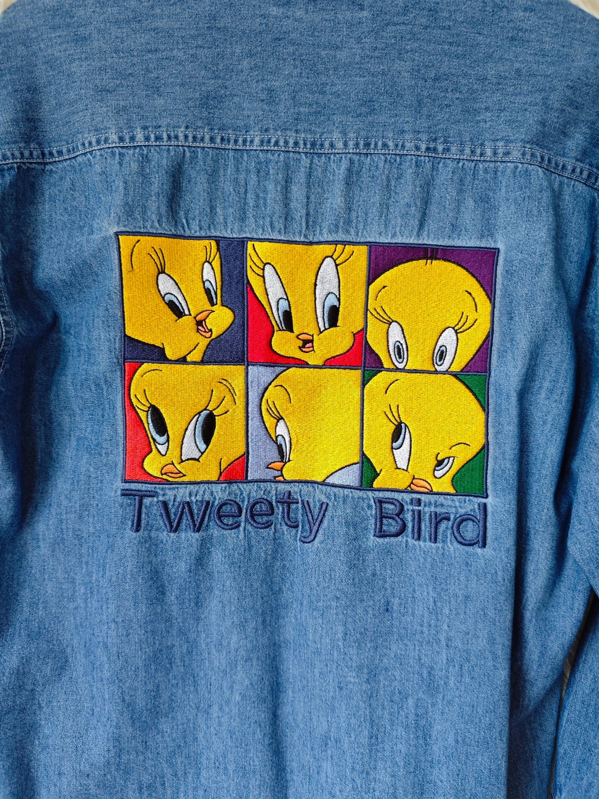 Camicia Jeans Titti Retro