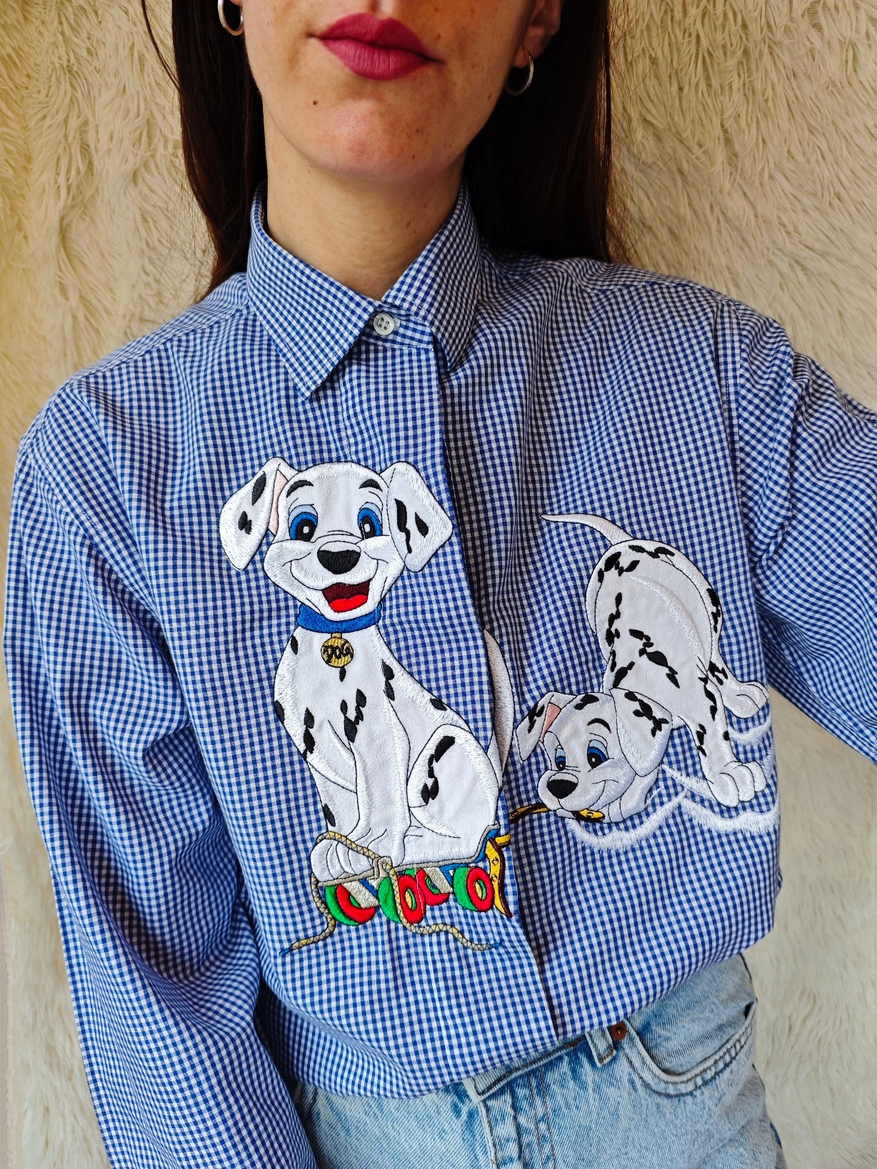 Camicia Vichy dalmata 90's