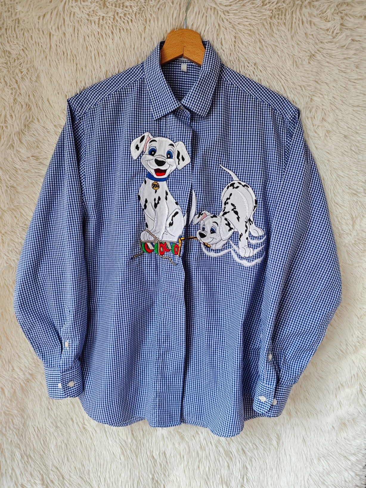 Camicia Vichy dalmata 90's